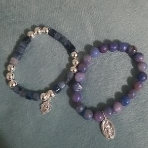 2 catholic charmed bracelets